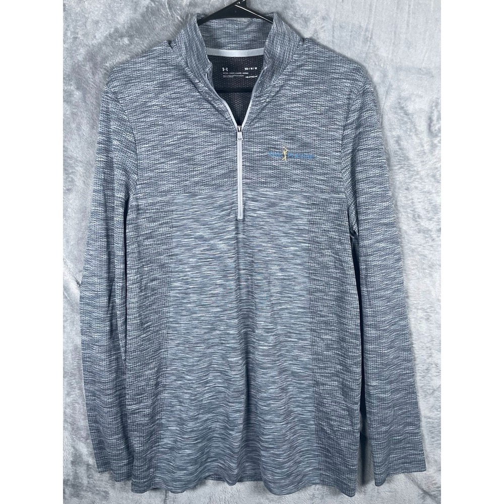 Under Armour The Players Golf Men's 1/4 Zip Pullover Gray Size Medium